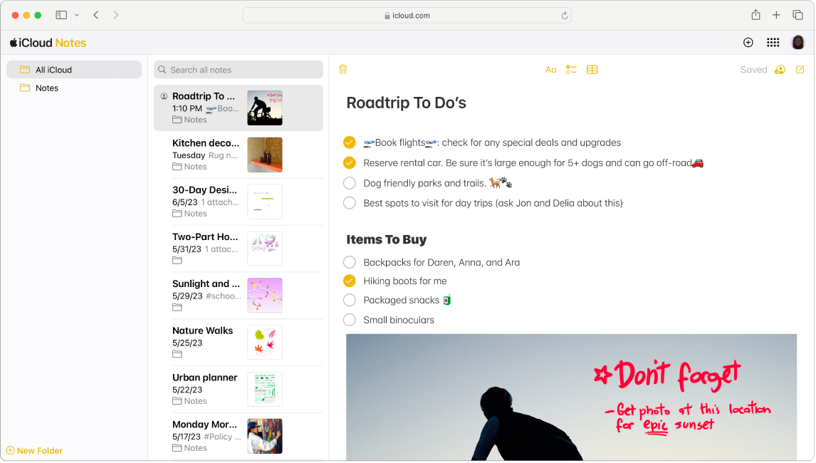 Apple Notes : alternatives à Samsung Notes