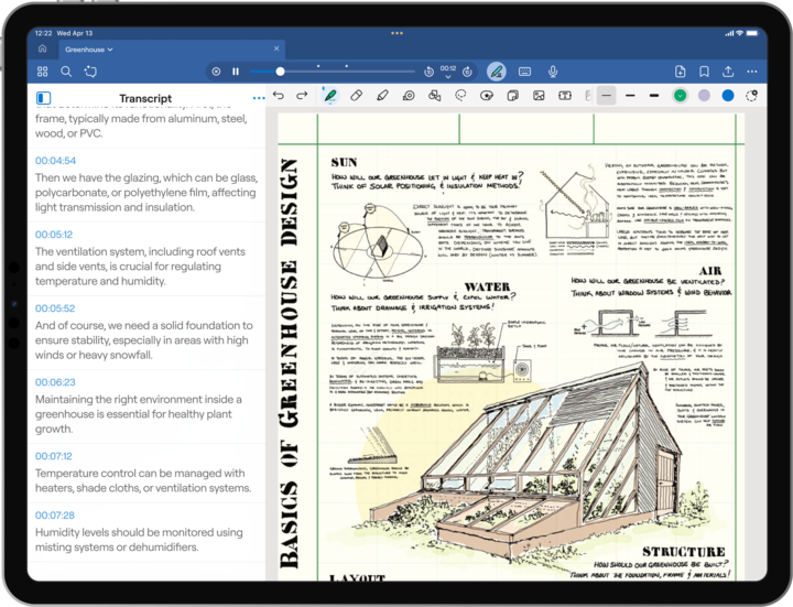 GoodNotes : alternative à Samsung Notes