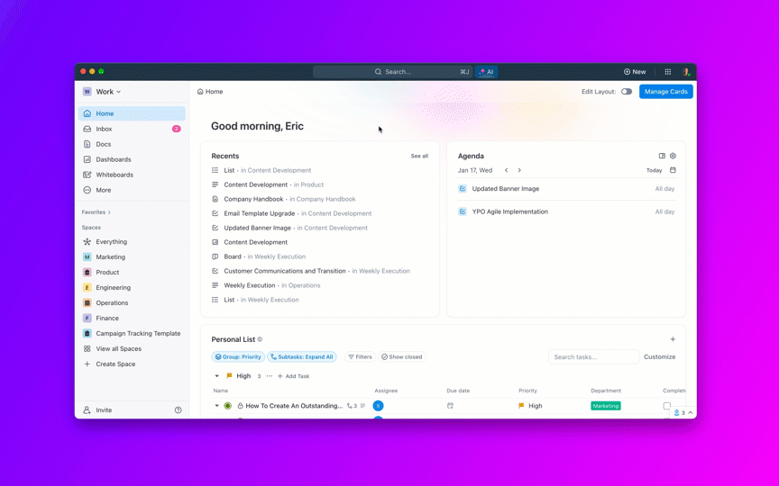ClickUp Brain - Alternativas ao Aisera
