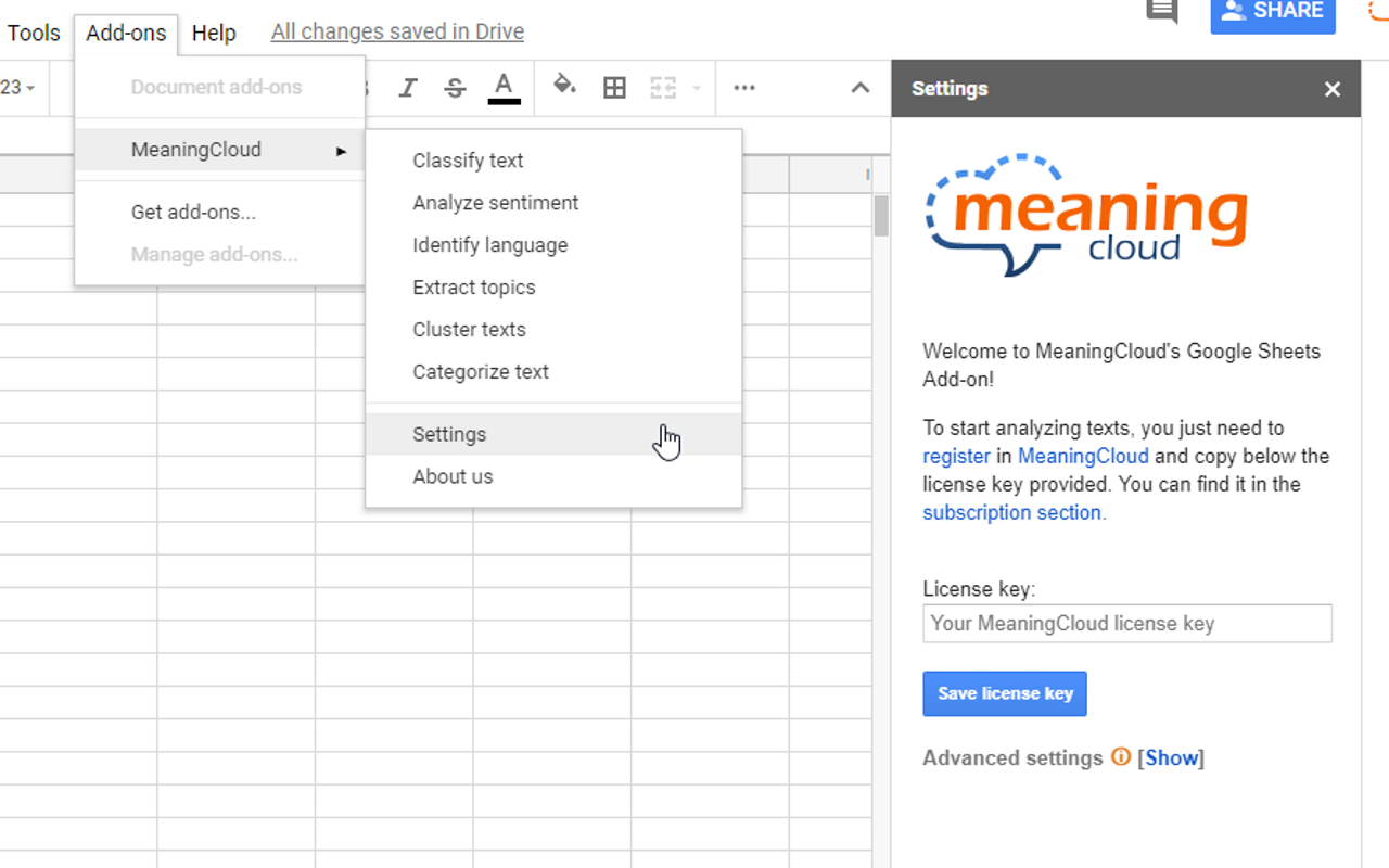 MeaningCloud: AI-tekstanalyse