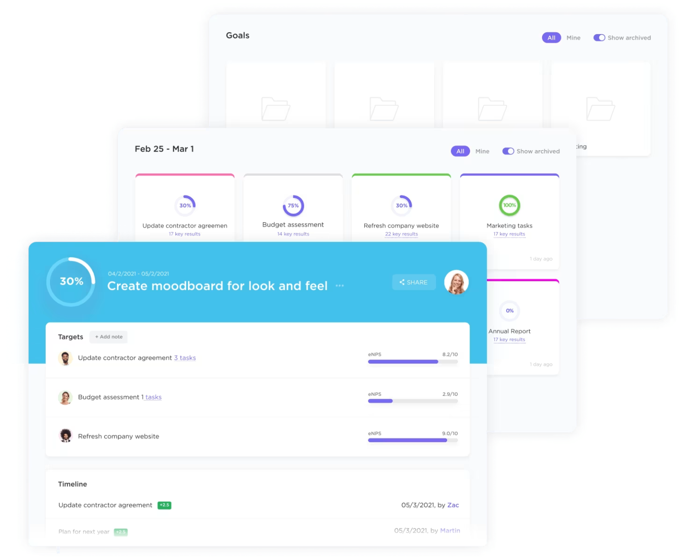 ClickUp Goals: Product Development Strategy