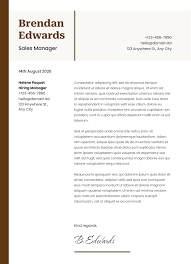 Google Docs Professional Cover Letter Template by GDOC