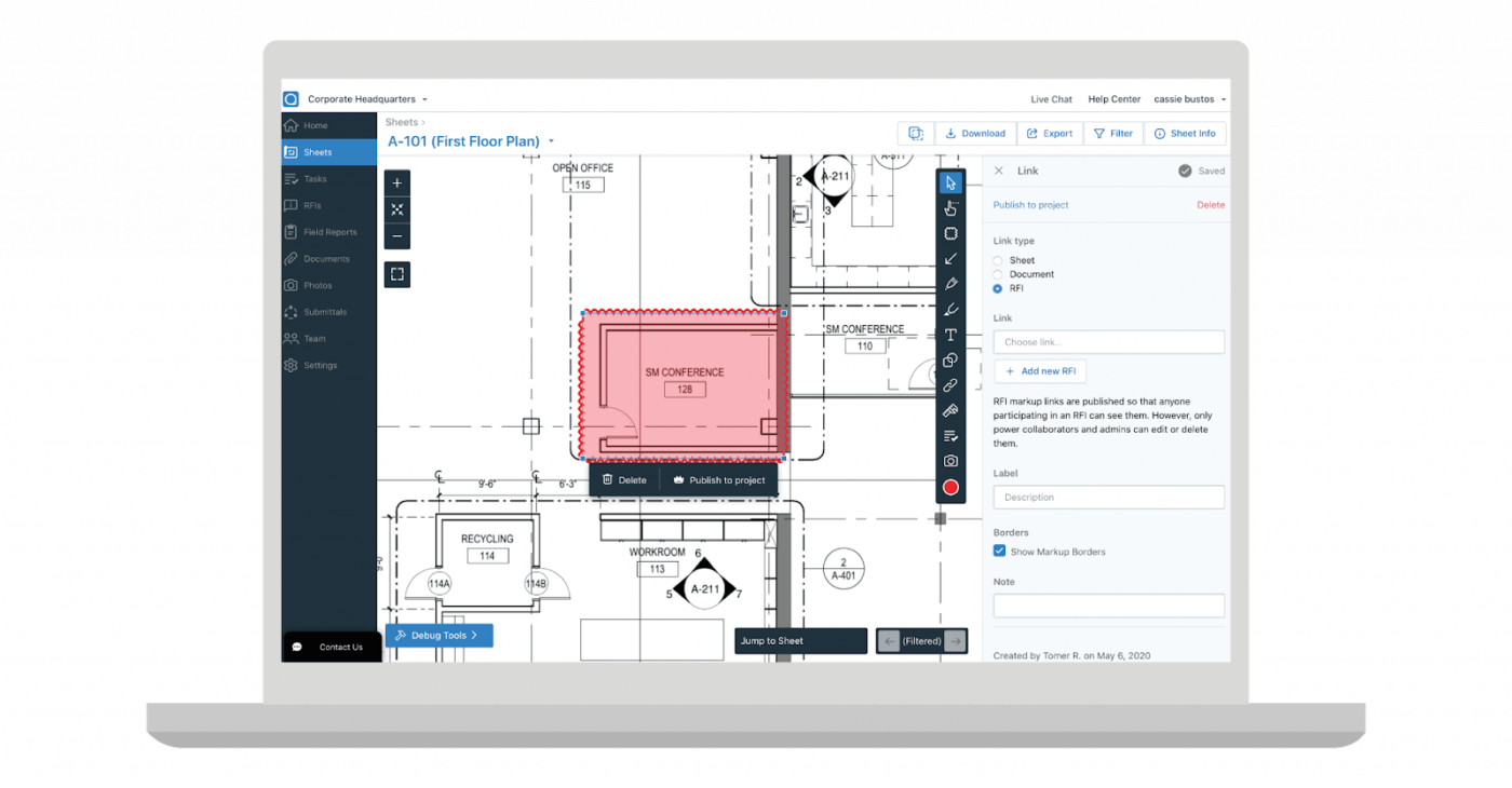 PlanGrid: software para empreiteiros gerais