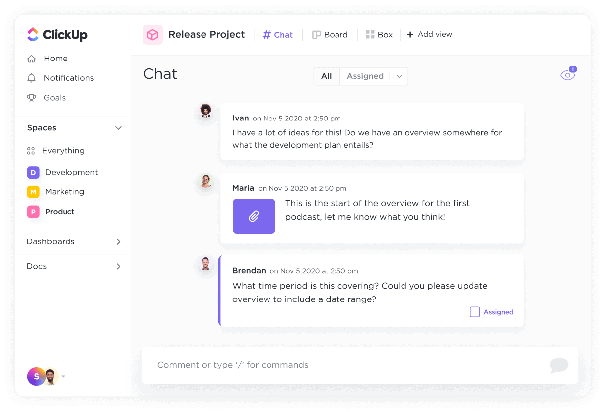 Chat ClickUp