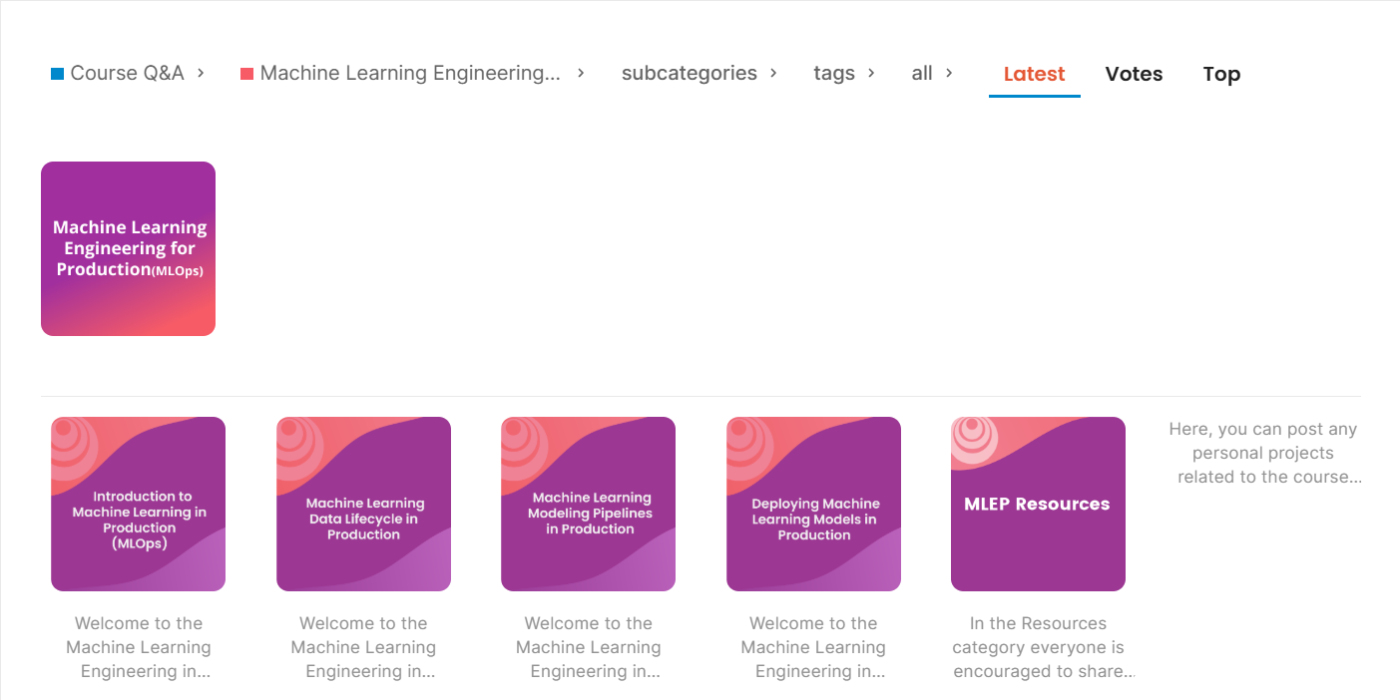 Machine Learning in Production: ai courses for software engineers