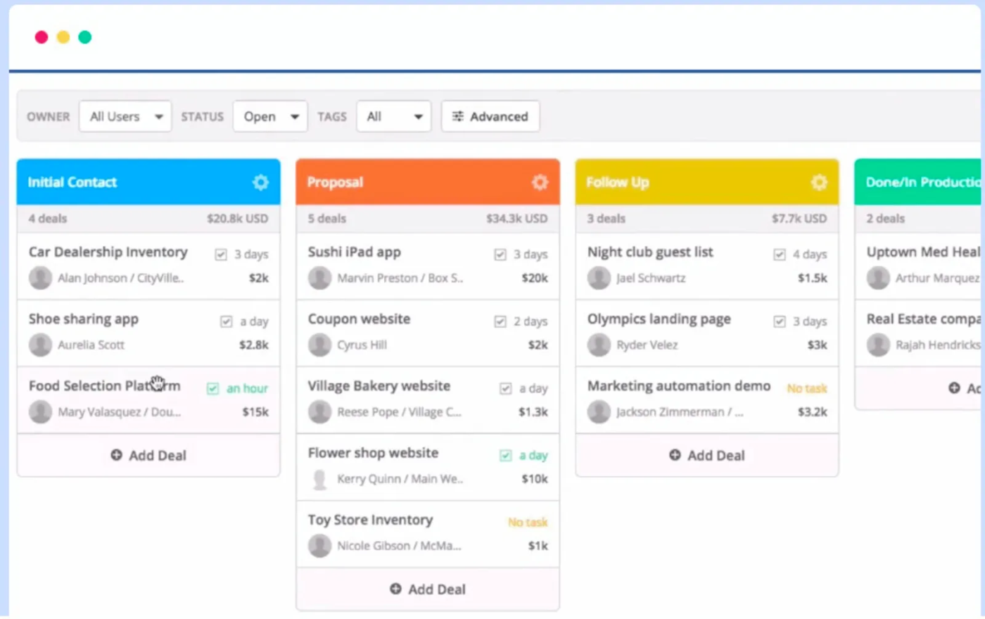 ActiveCampaign - crm for marketing agencies