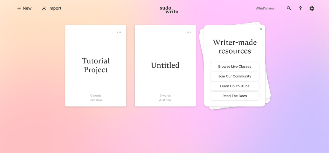 Sudowrite