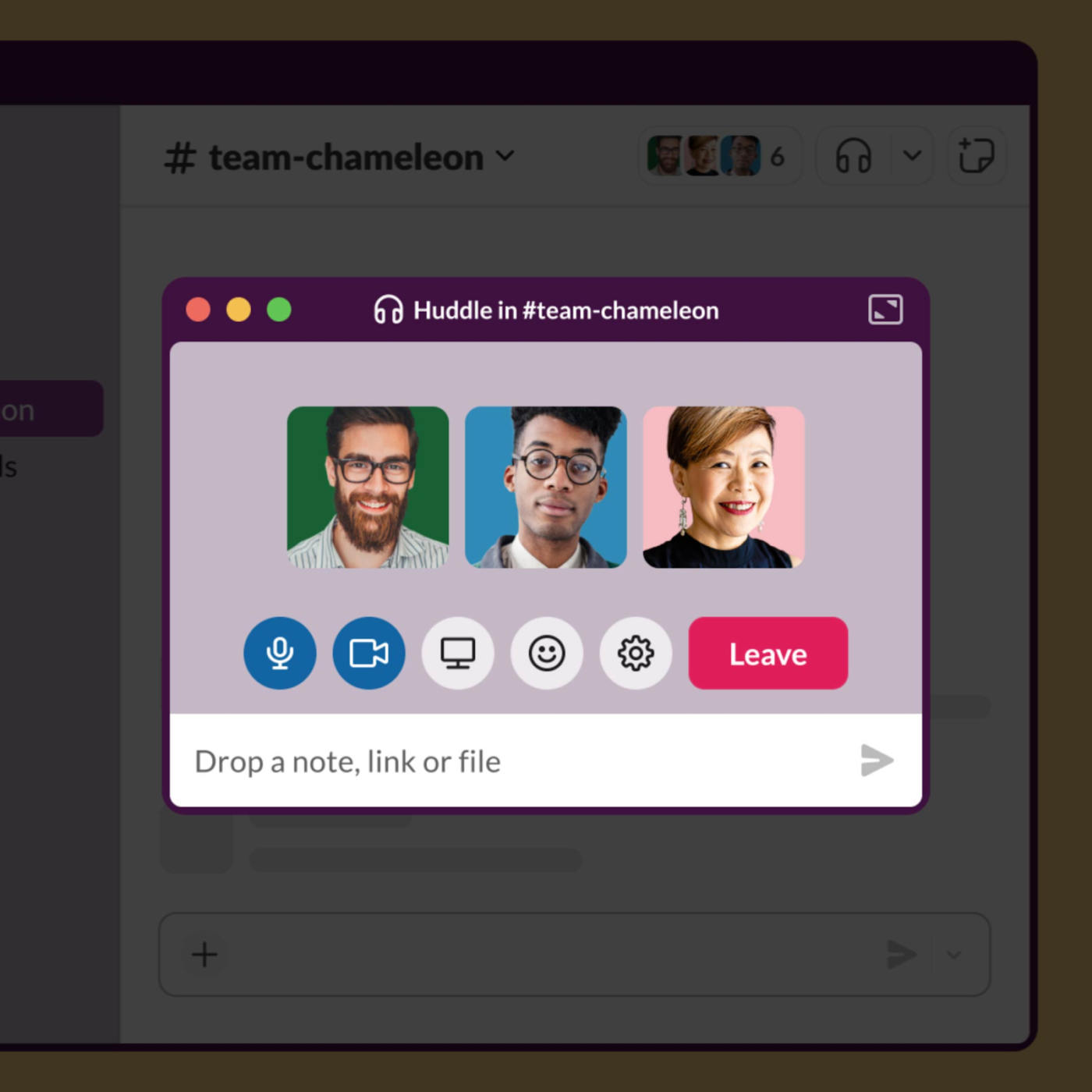 Huddles no Slack: Chanty Vs Slack
