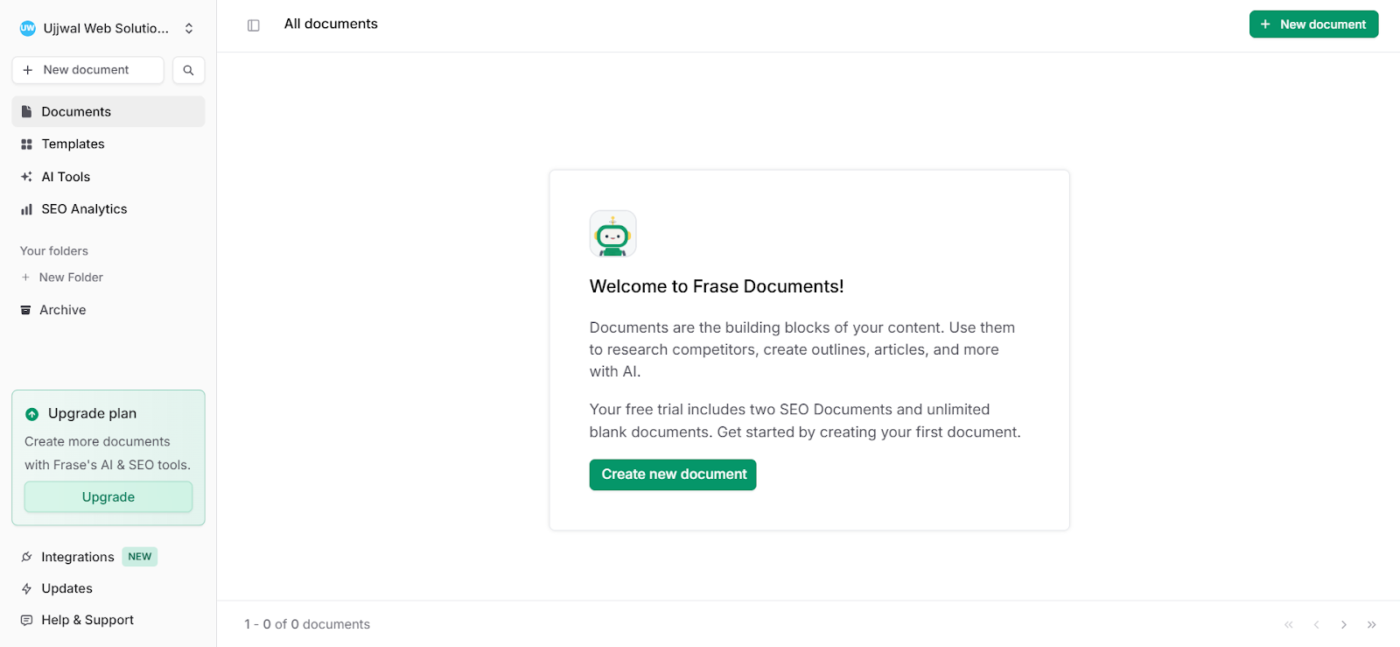 Frase.io: Rytr AI Alternative