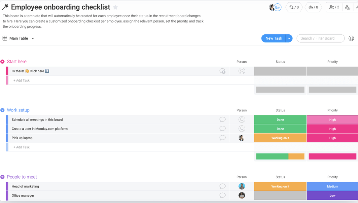 Monday.com: Product Launch Calendar 