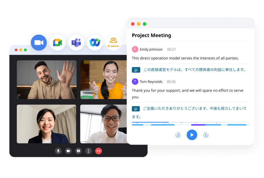Multi-language support in Notta AI