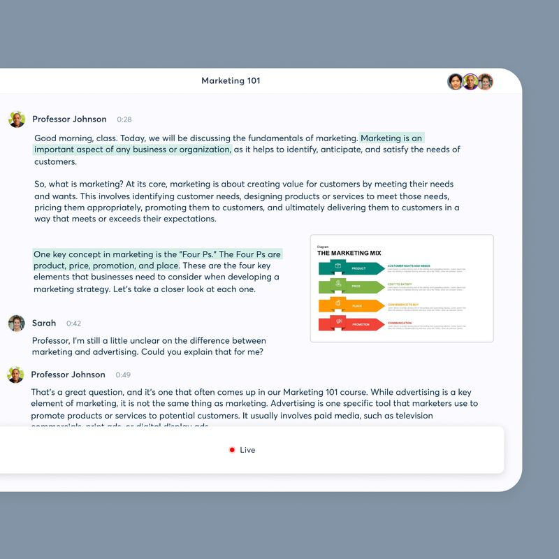 Real-time collaborative transcription with Otter AI