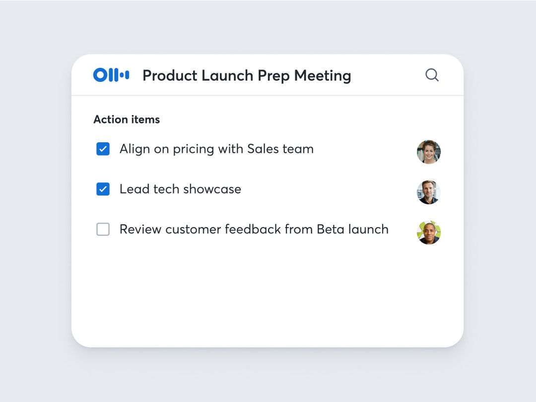 Collaborative workspaces and organization tools with Otter AI