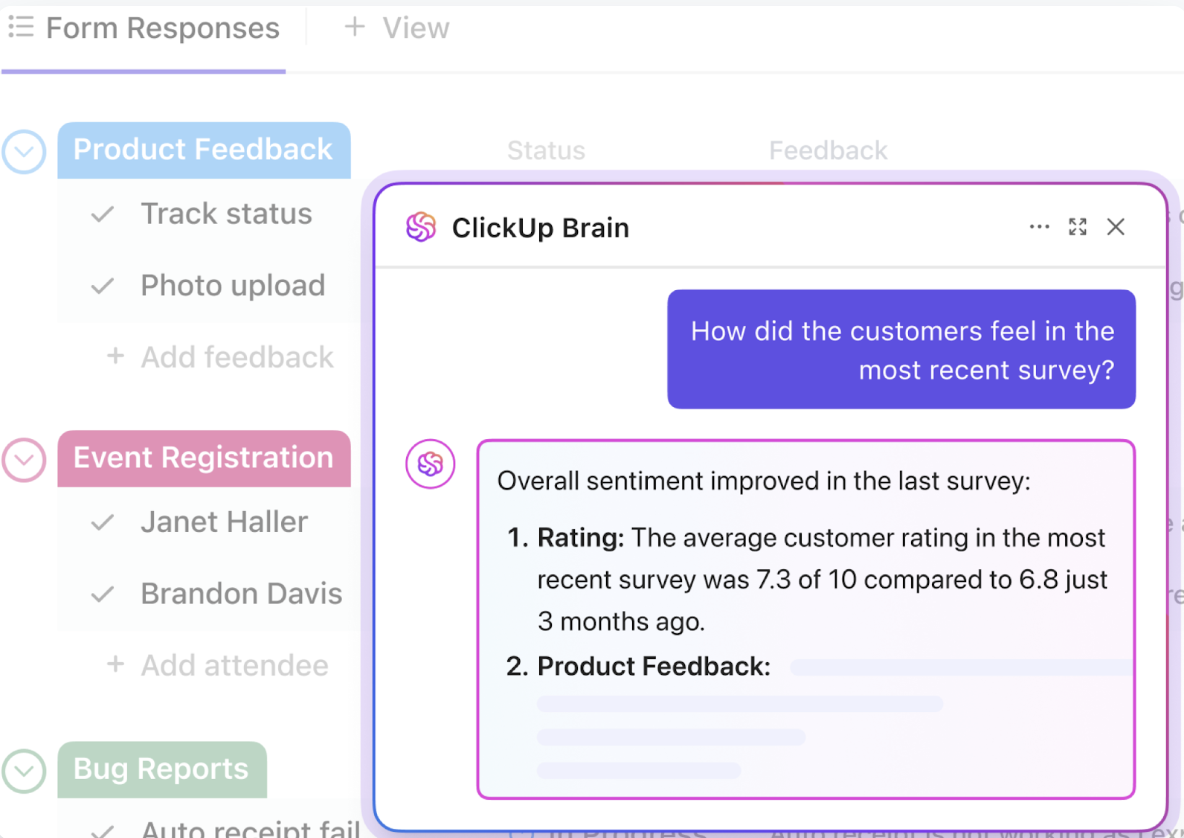 ClickUp Brain