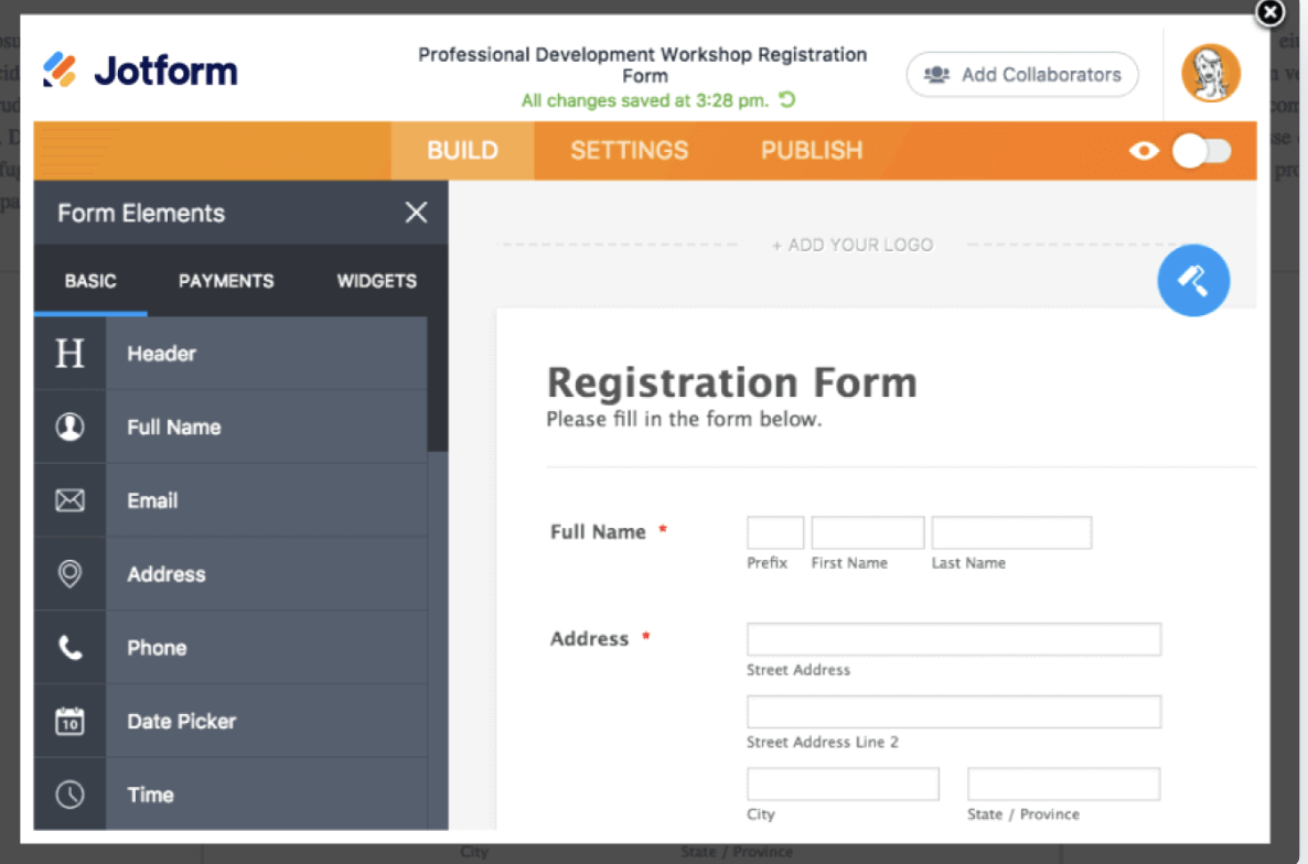 Jotform: alchemer alternatives