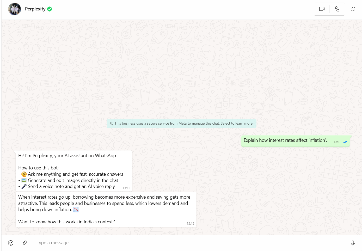 Perplexity AI_ how can i use perplexity ai to get answers on whatsapp