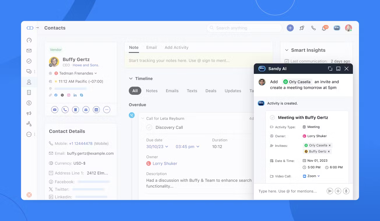 Salesmate - crm for marketing agencies
