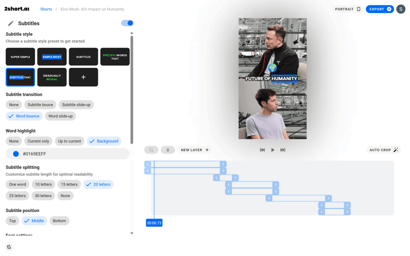 2short.ai Dashboard: Quso.AI alternatives