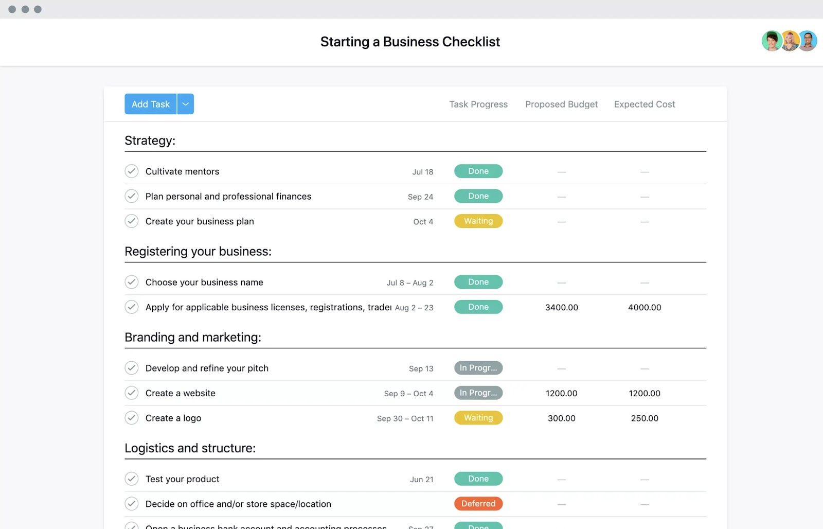 Starting Business Checklist Template: Launch and continue your business with a step-by-step startup checklist