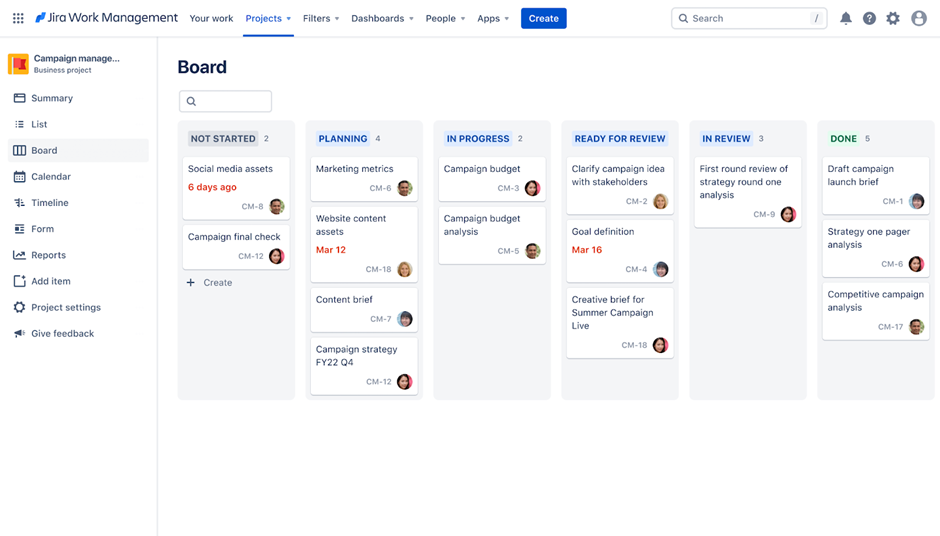 Campaign Management Template by Jira: jira user story template