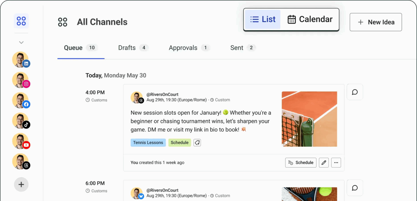 Buffer Dashboard