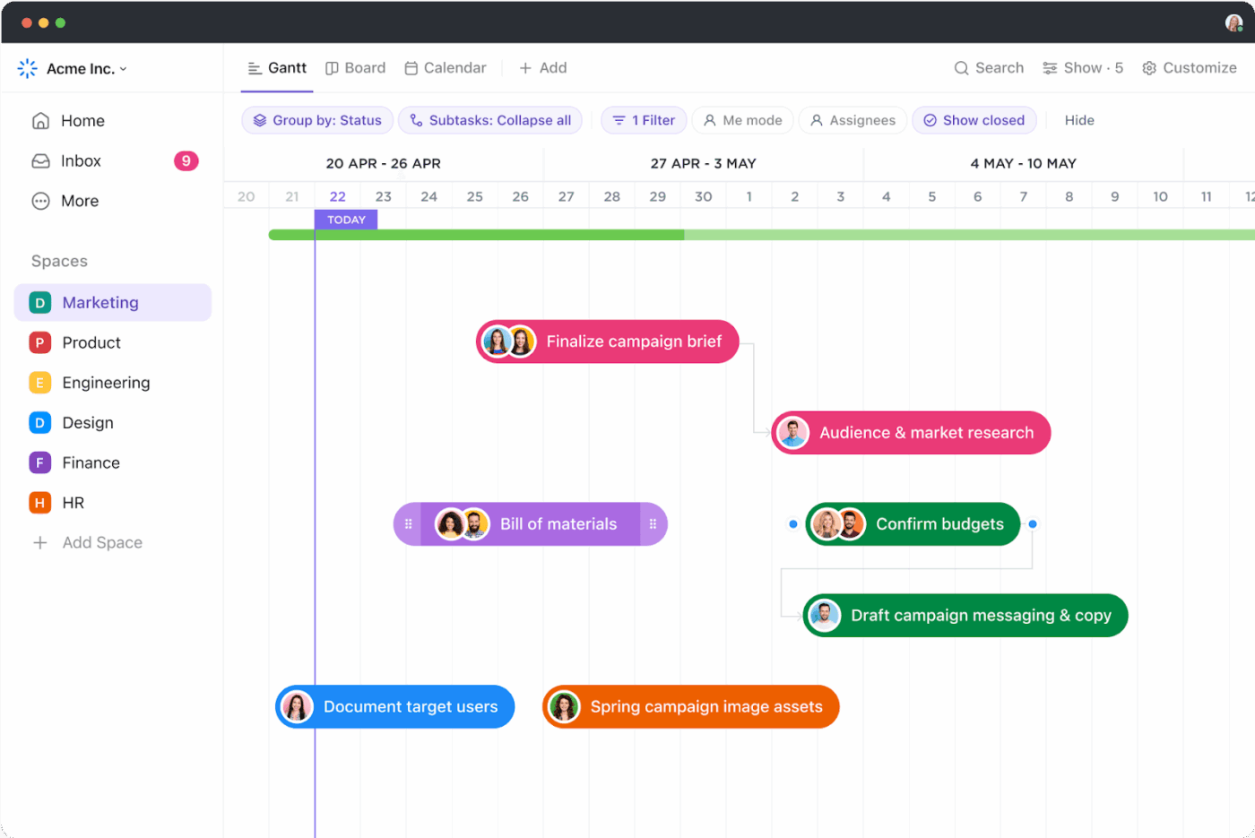  ClickUp Gantt Chart: best gpts for accounting