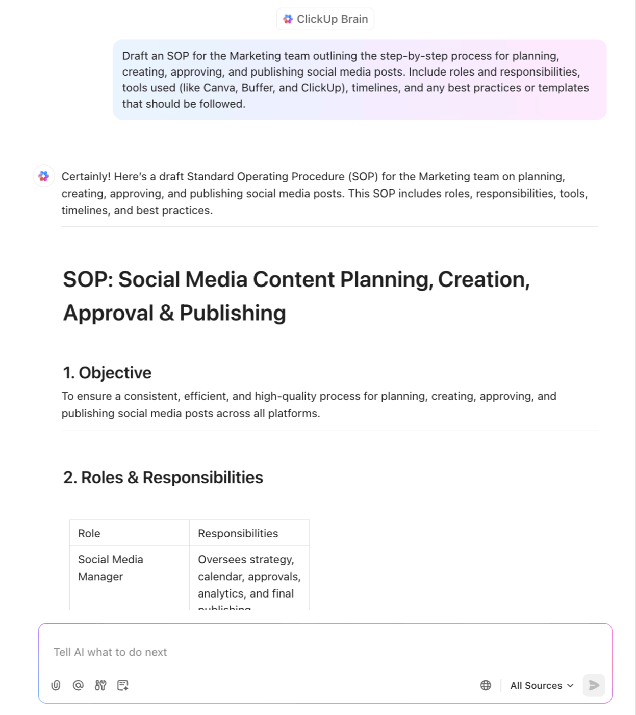 ClickUp Brain: Alternatif Trainual