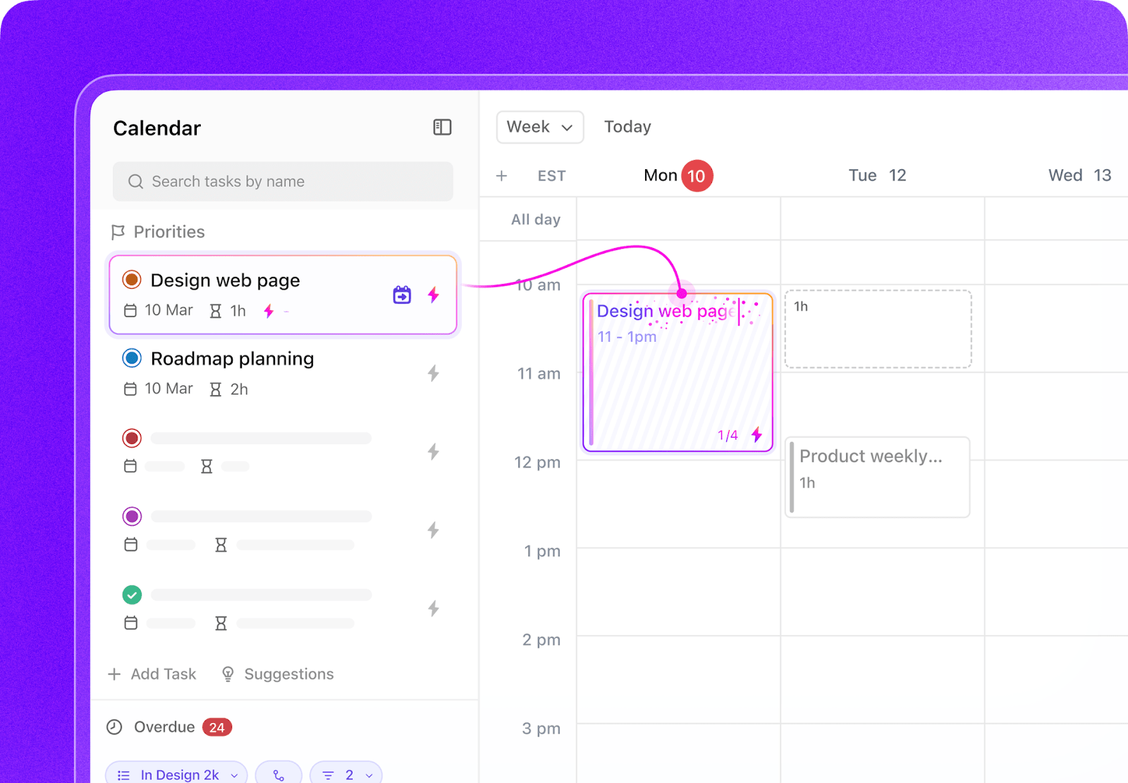 Calendario ClickUp