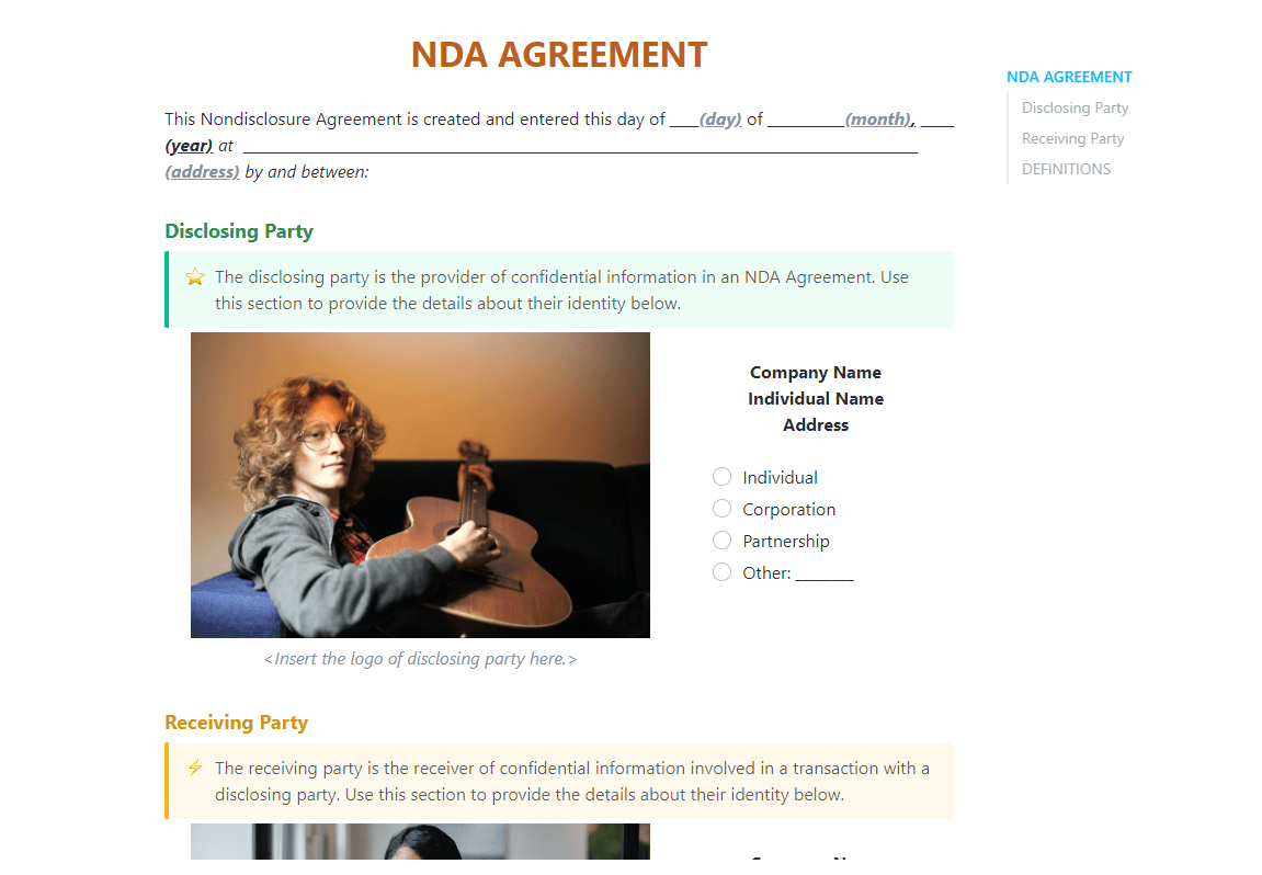 ClickUp NDA Agreement