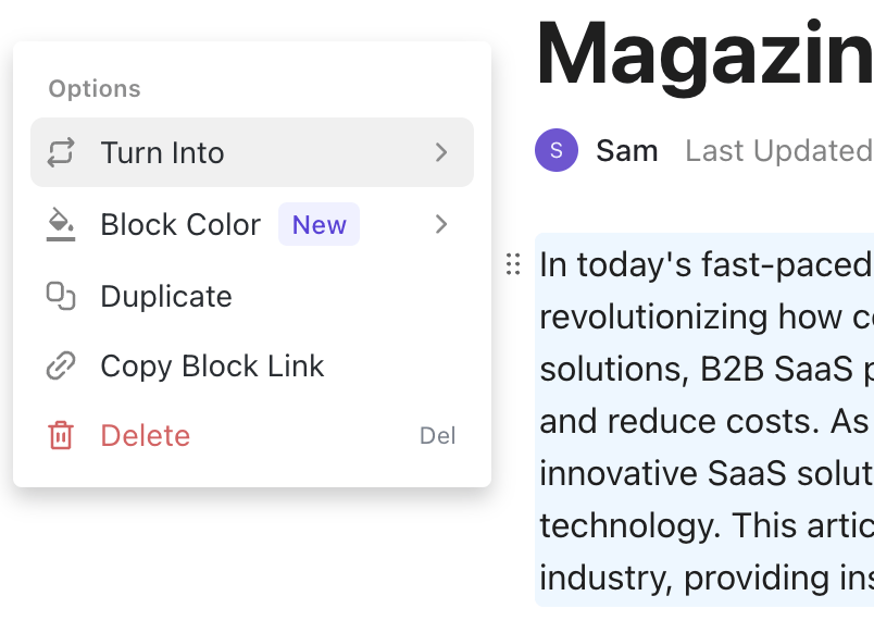 ClickUp Docs: Journey Alternatives 