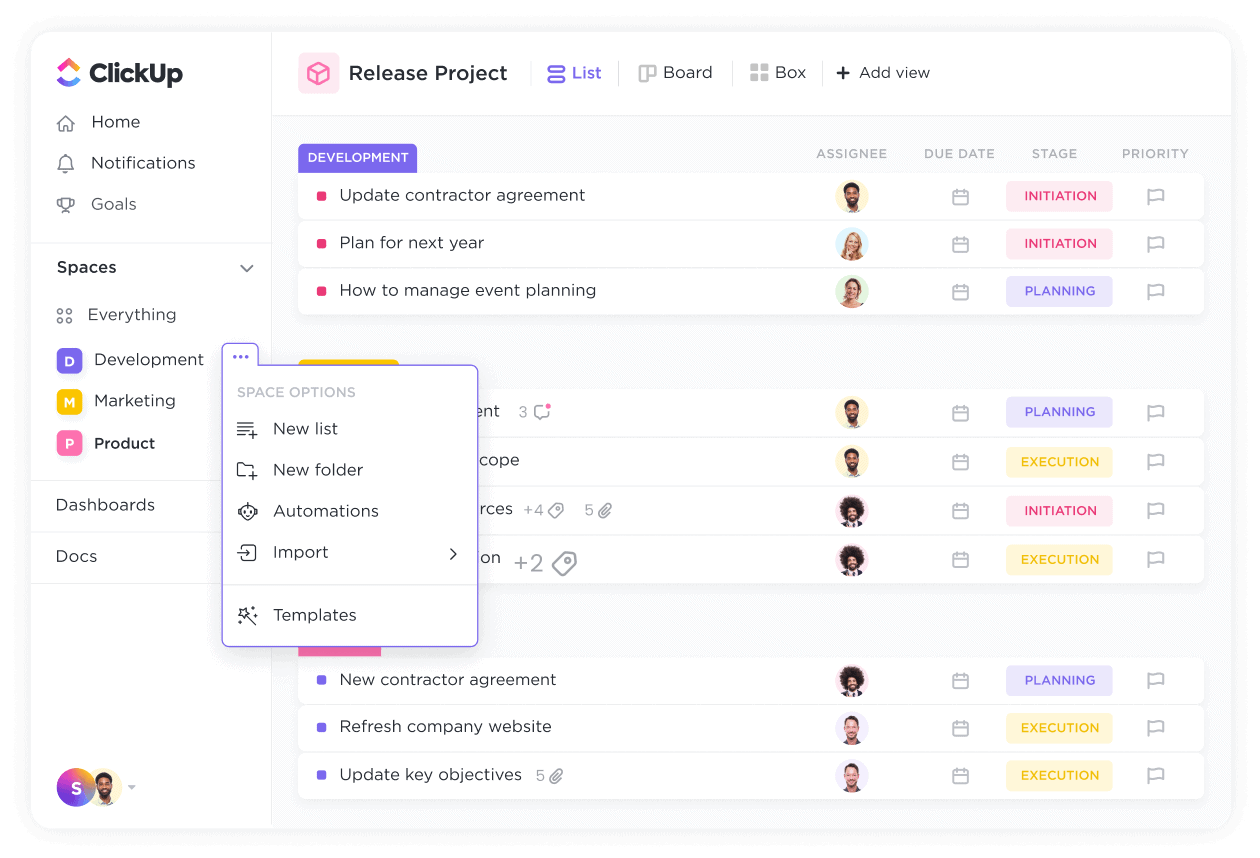 ClickUp Project Management