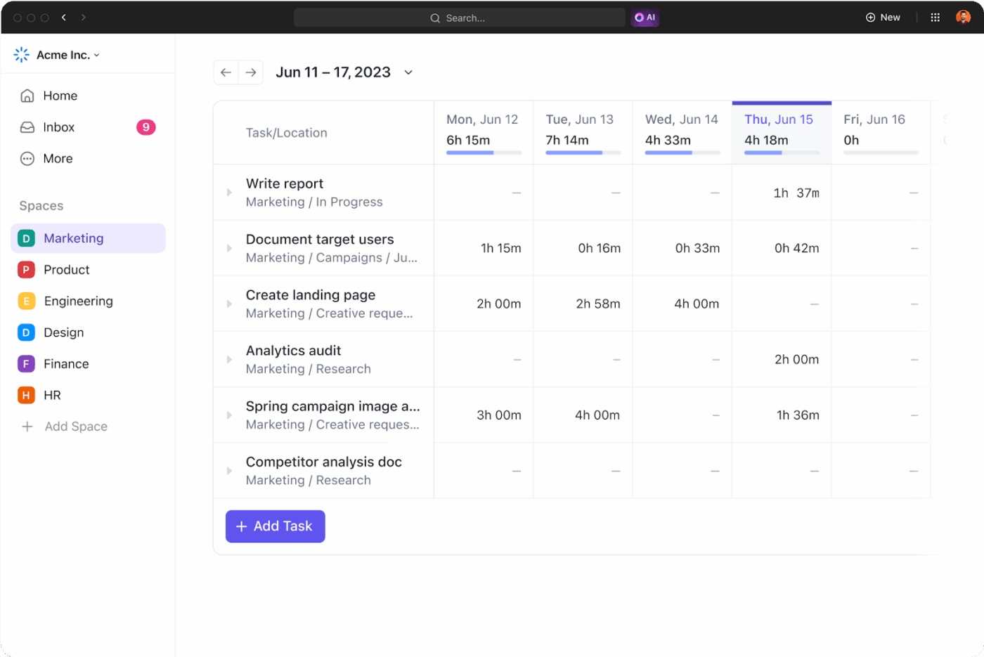 ClickUp’s Time Tracking: best gpts for accounting