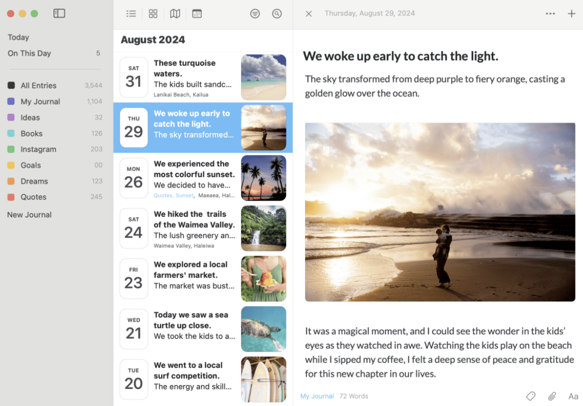 Day One Dashboard: Journey Alternatives 