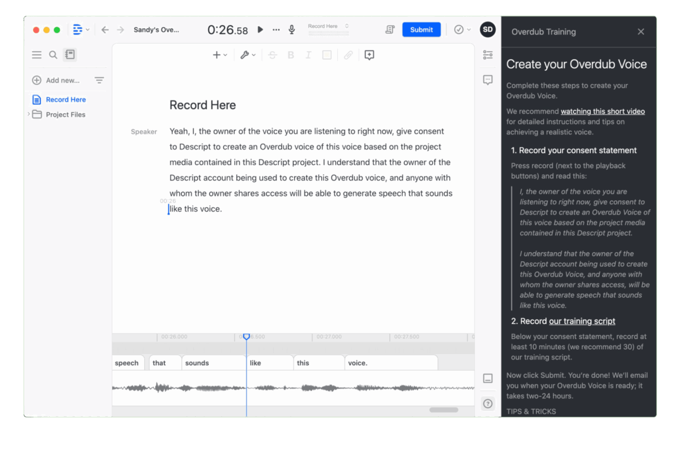 Descript Dashboard: Quso.AI alternatives