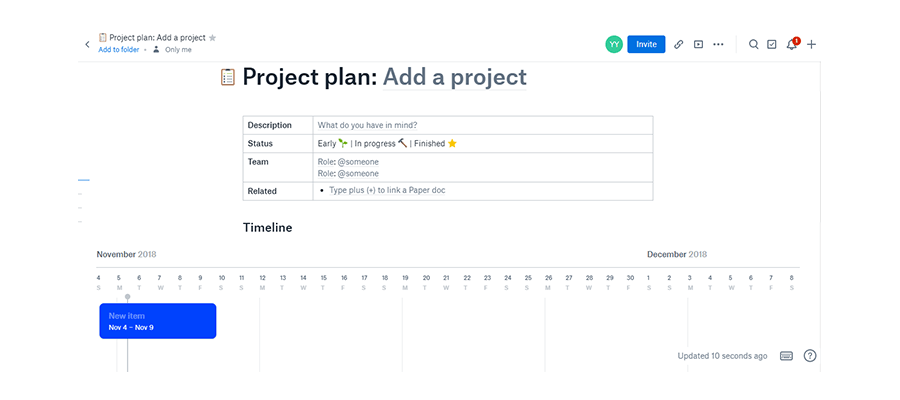 Dropbox Paper 