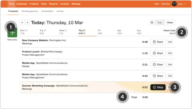 Harvest Dashboard: Tmetric Alternatives