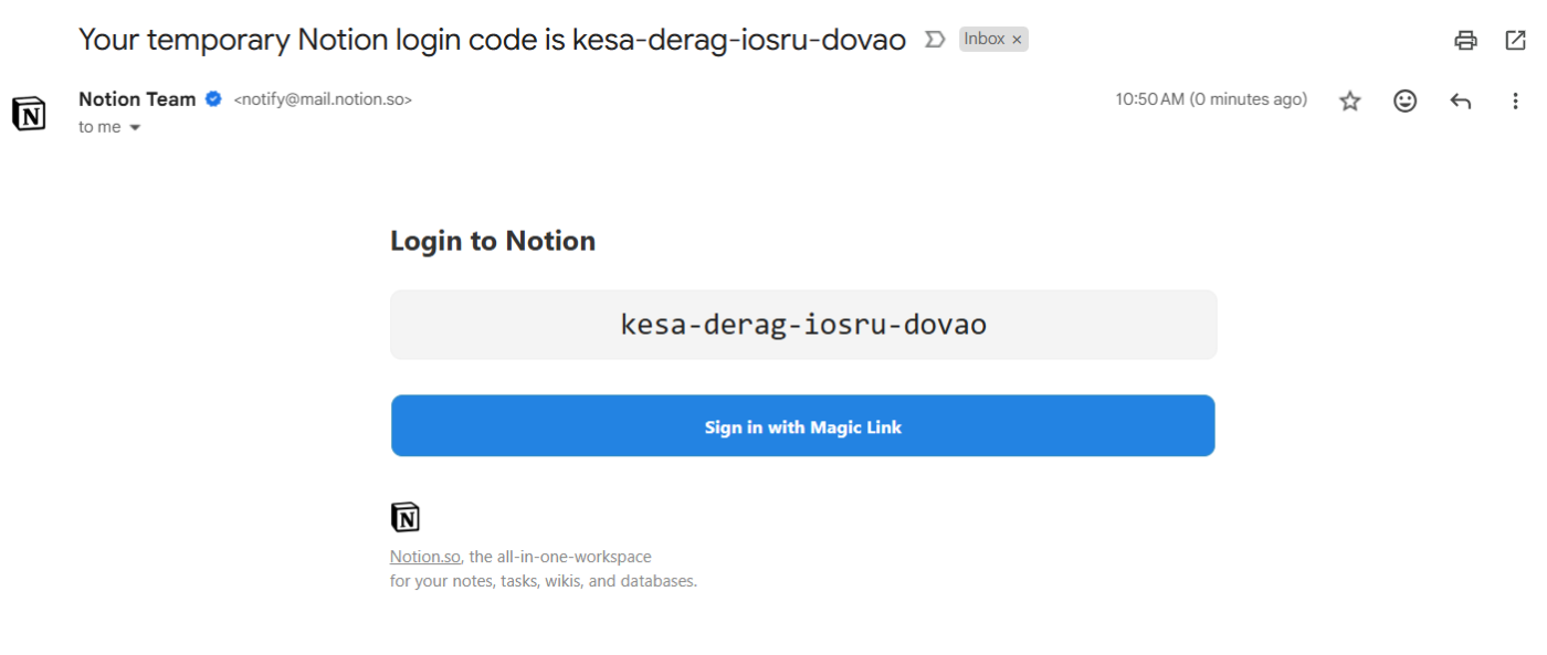 Đăng nhập vào Notion: notion login