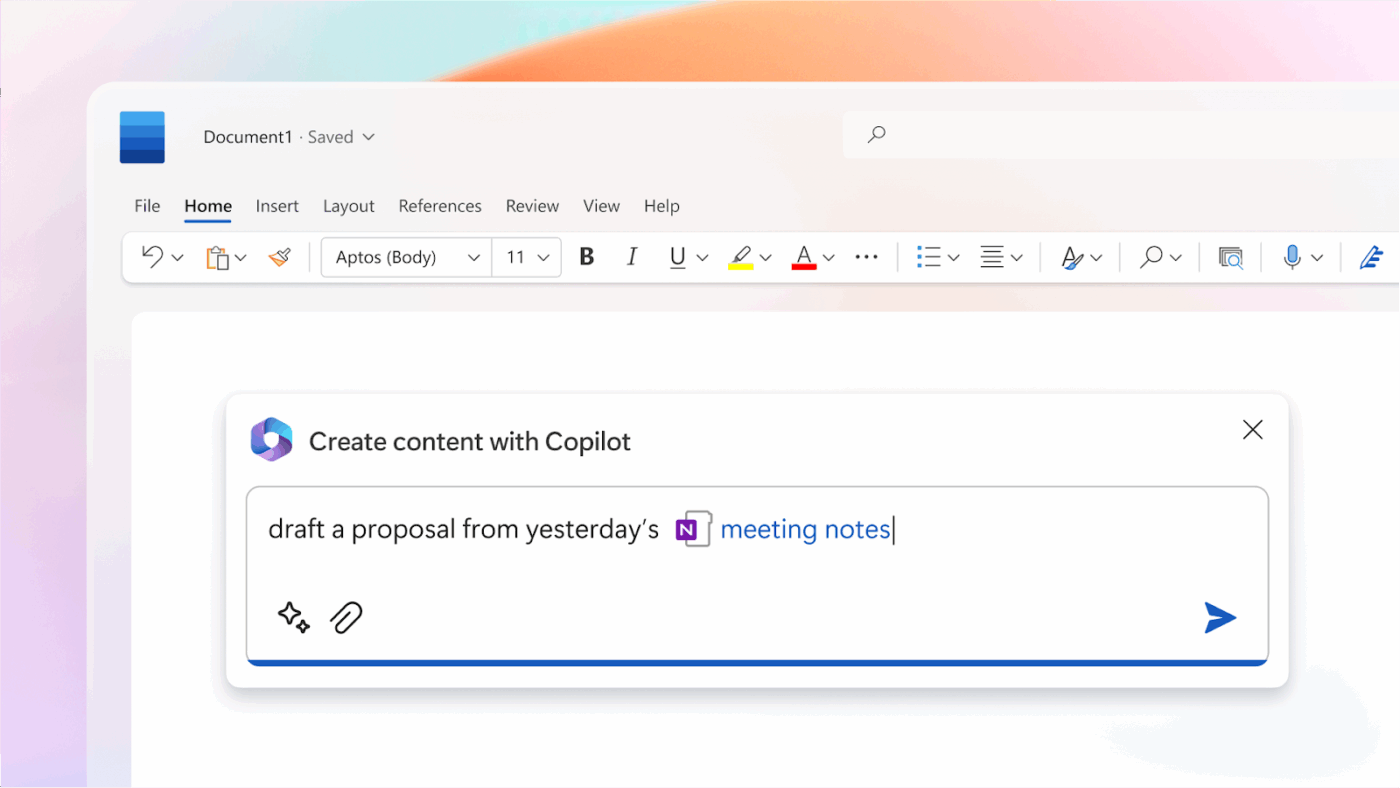 Dashboard Microsoft Copilot