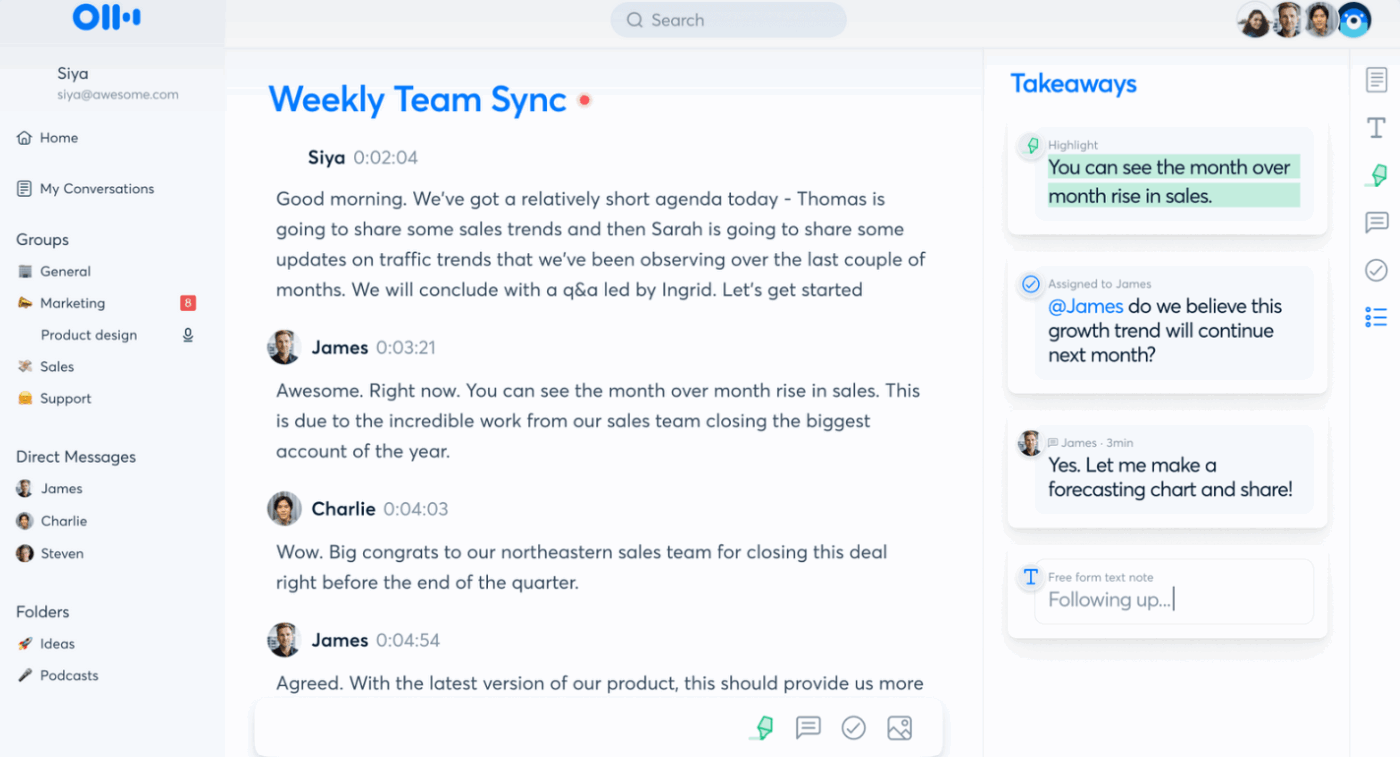 Otter.ai : AI that Listens and Takes Notes