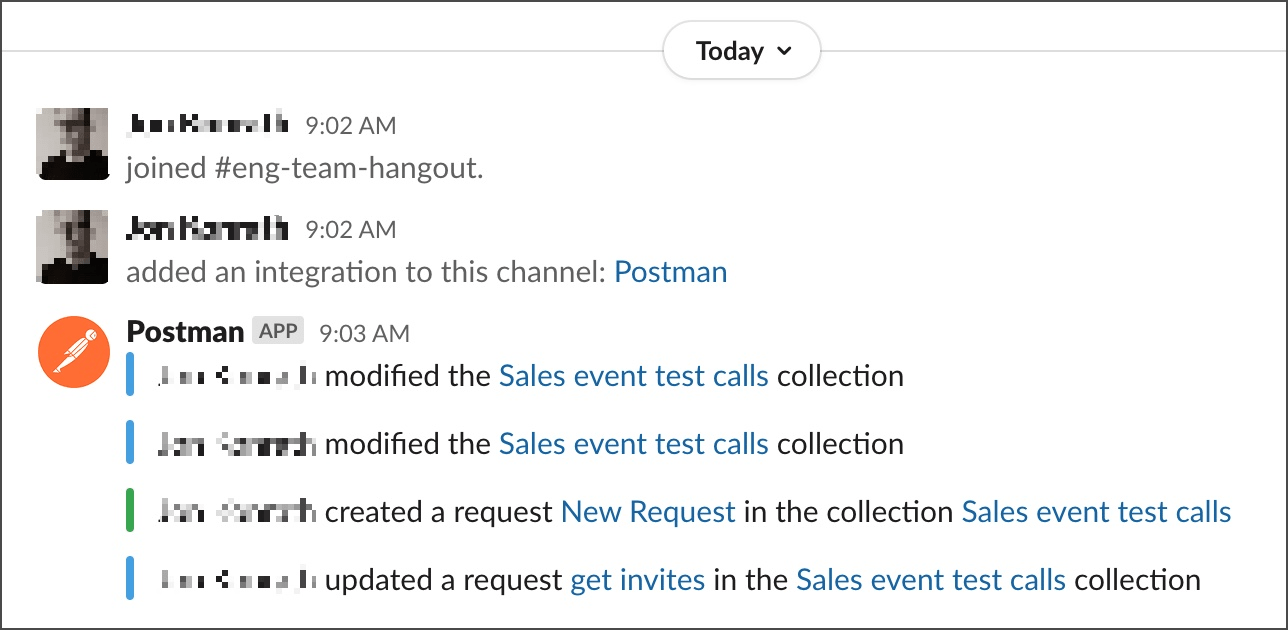Postman Slack Integration