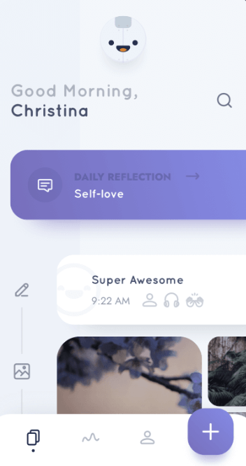Reflectly Dashboard: Journey Alternatives 