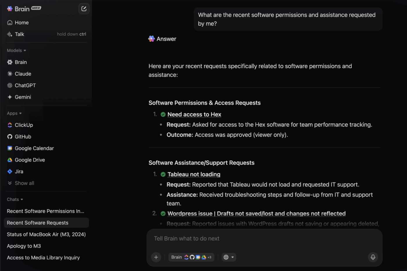 Voice recognition vs speech recognition work together in ClickUp Brain MAX