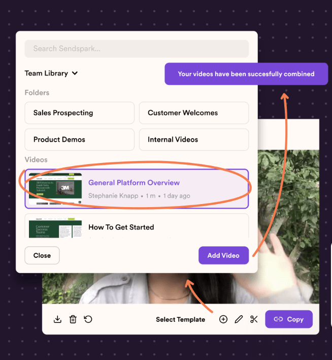 Sendspark  Dashoard