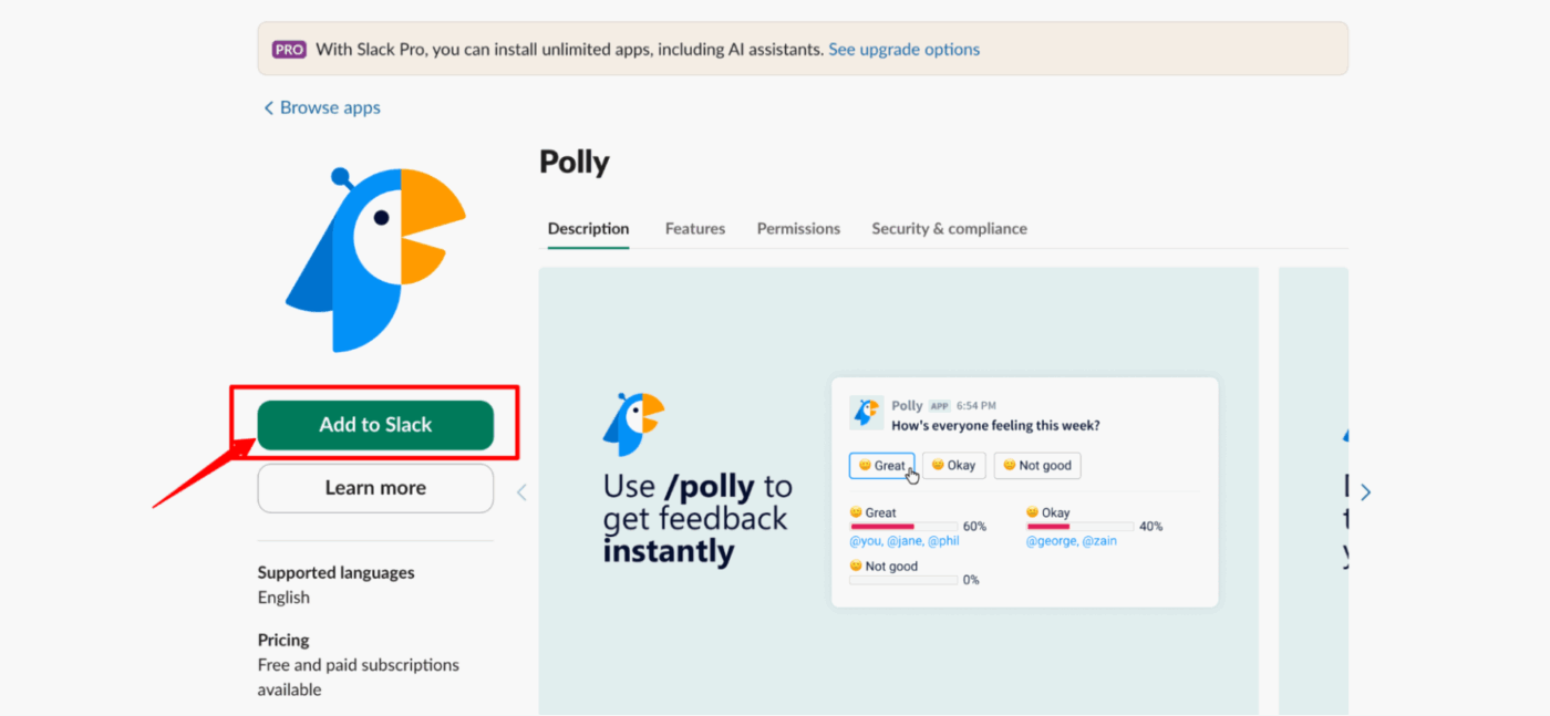 Slack Dashboard: Slack App Directory