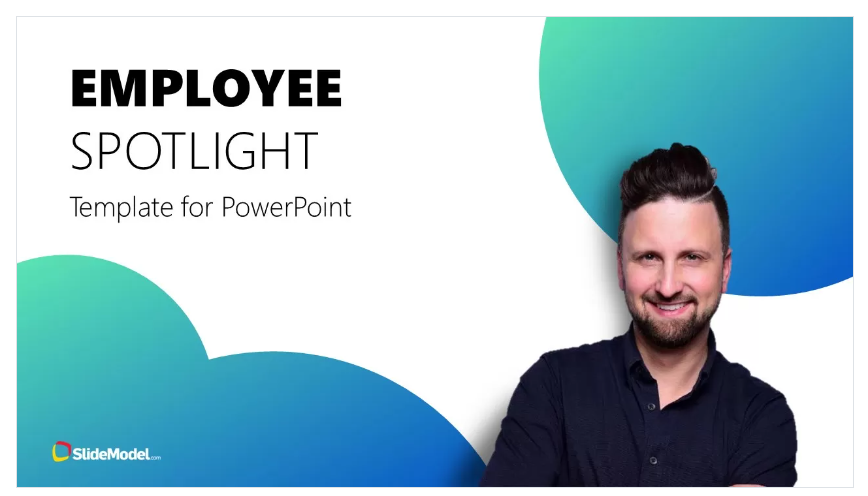 PPT Employee Spotlight Template by SlideModel: Employee Spotlight Template