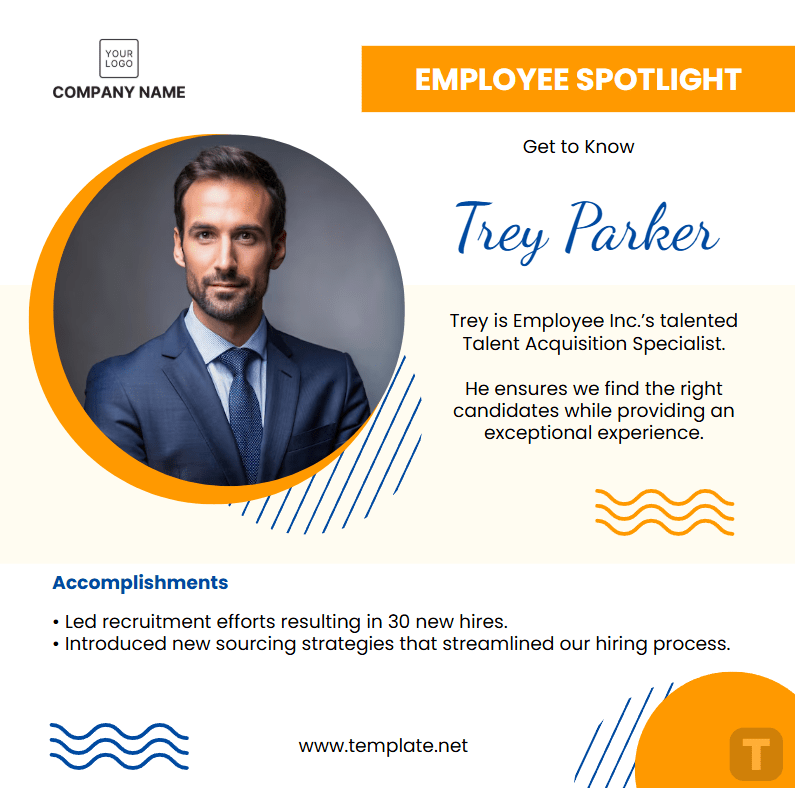Employee Spotlight Template by Template.Net: Employee Spotlight Template