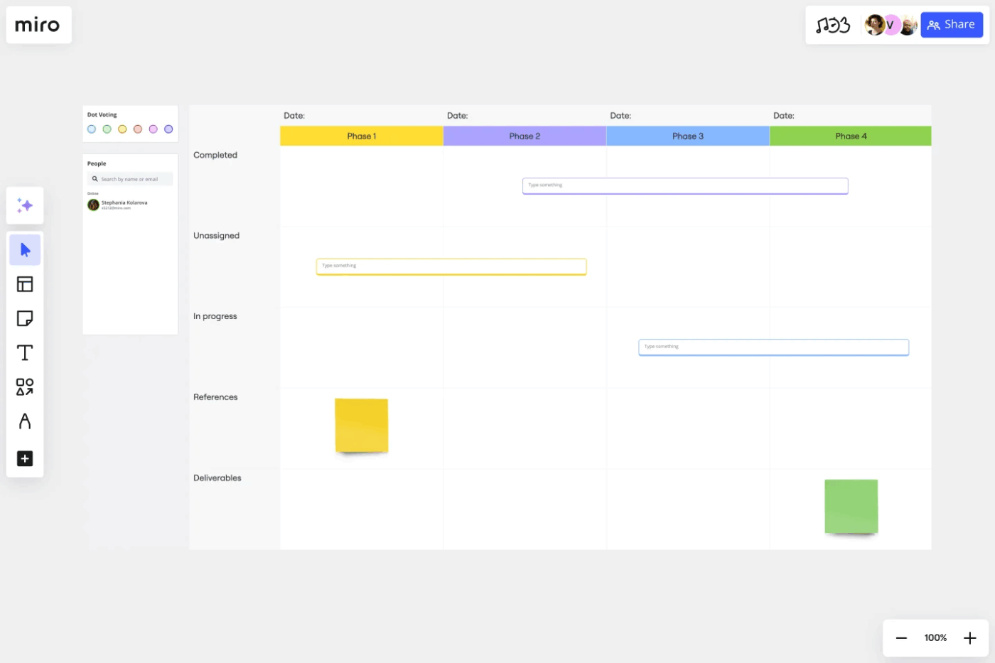 Miro Timeline Workflow Template: miro timeline template