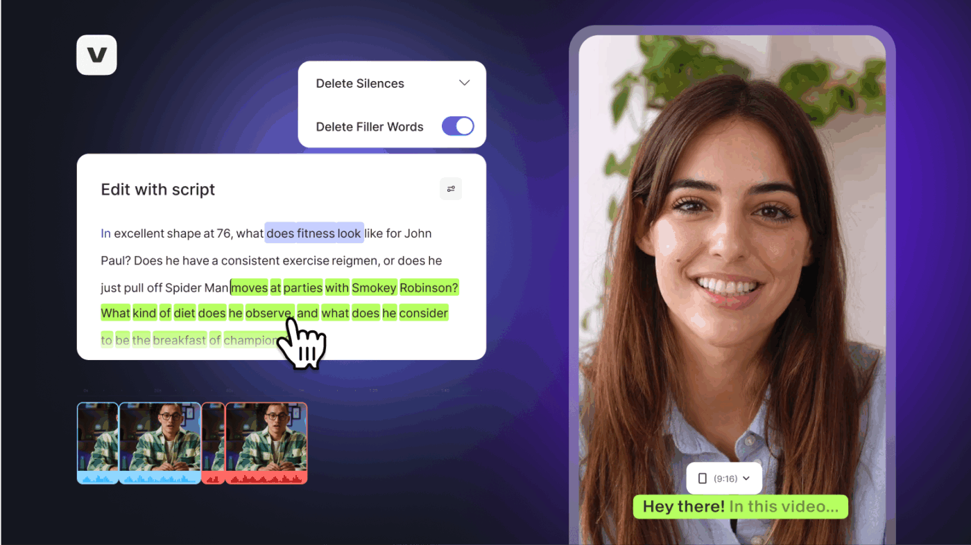 Veed.io Dashbaoard