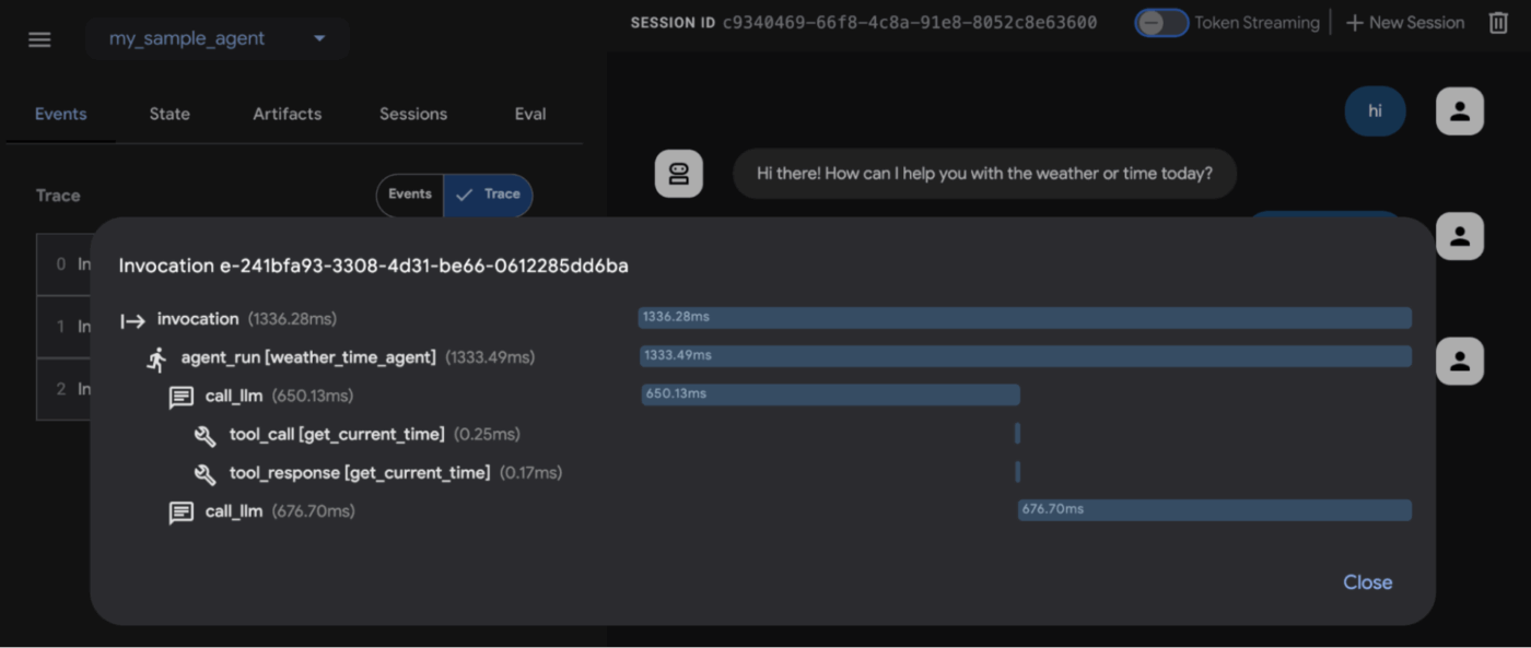 Vertex AI Agent Builder Dashboard