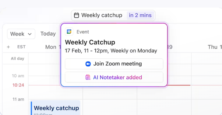 ClickUp Calendar : Schedule Instagram Stories
